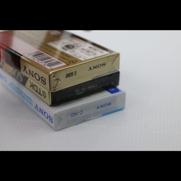 TDK 90m Sony HiFi Cassette Tapes 60 Minute Blank Lot of mixed 3 Cleaning audio - Picture 8 of 11